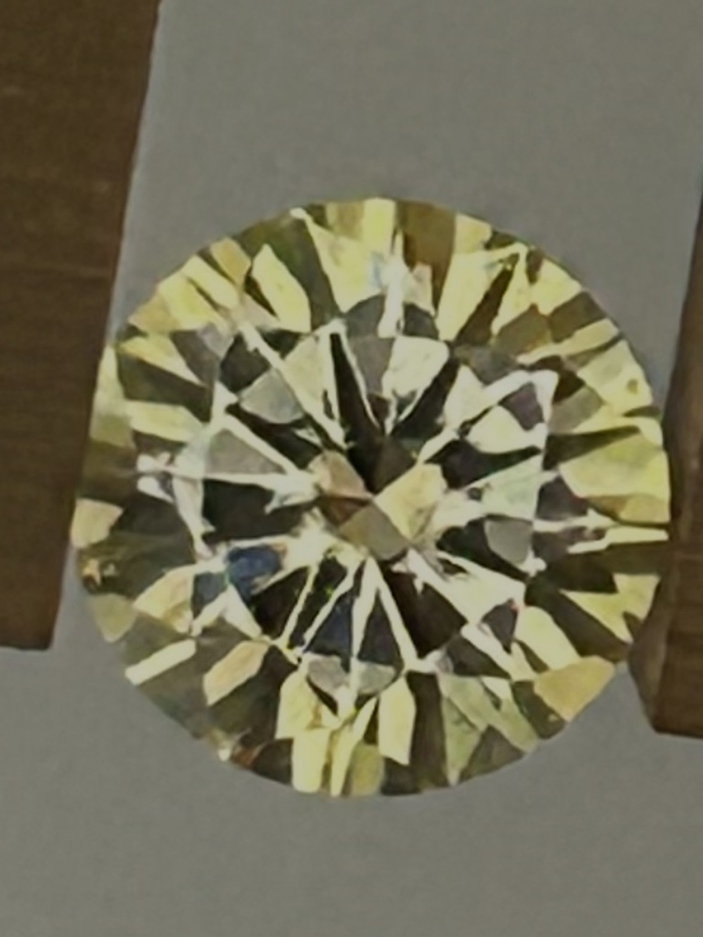 .86 ct Yellow Russian Lab Grown Diamond 6mm